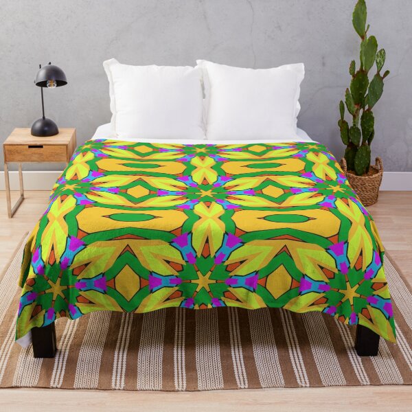 Summertime On Dream Island Throw Blanket
