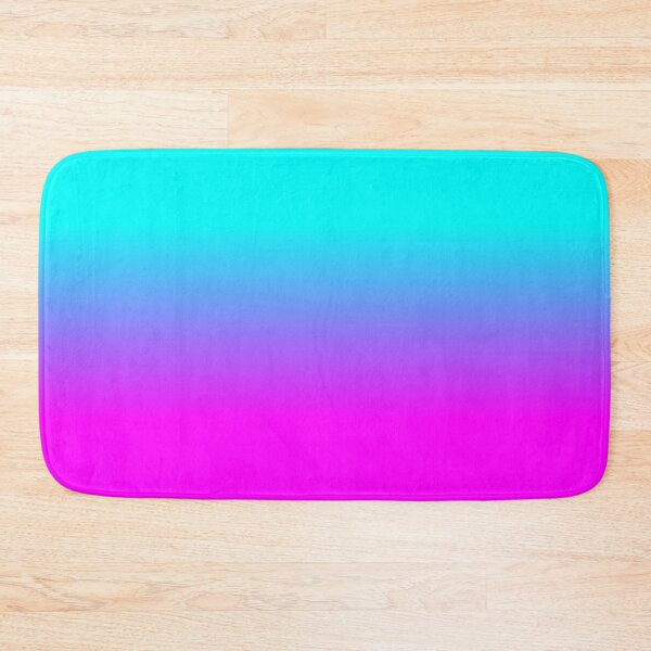 Item preview, Hot Pink and Neon Aqua Blue Ombre Shade Color Fade designed and sold by podartist.