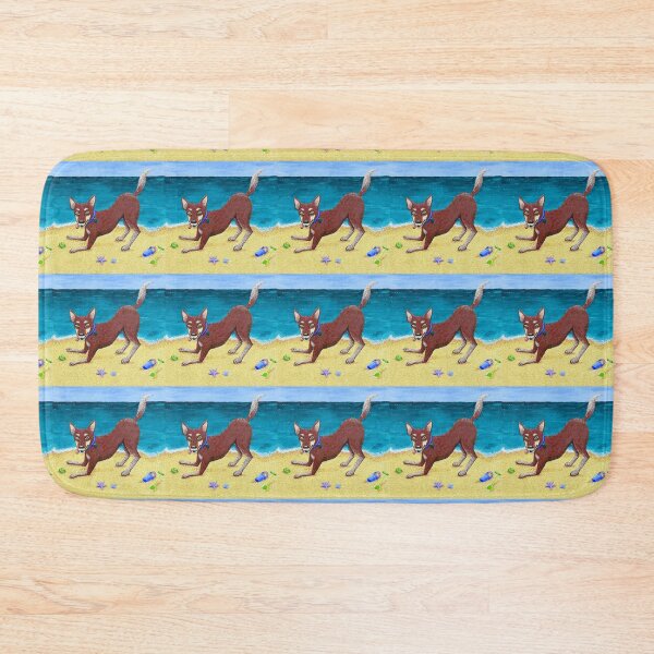 Item preview, Good Dog: Red Dog Playing designed and sold by Soozie Wray.