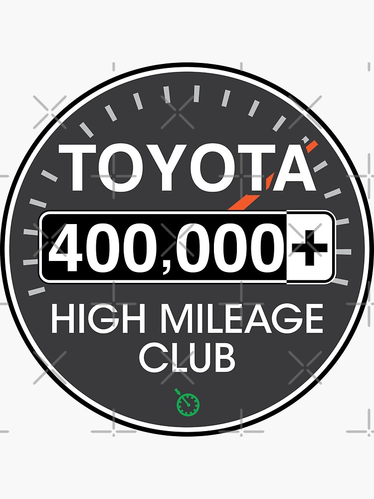 Toyota High Mileage Club - 400,000+ Miles by brainthought