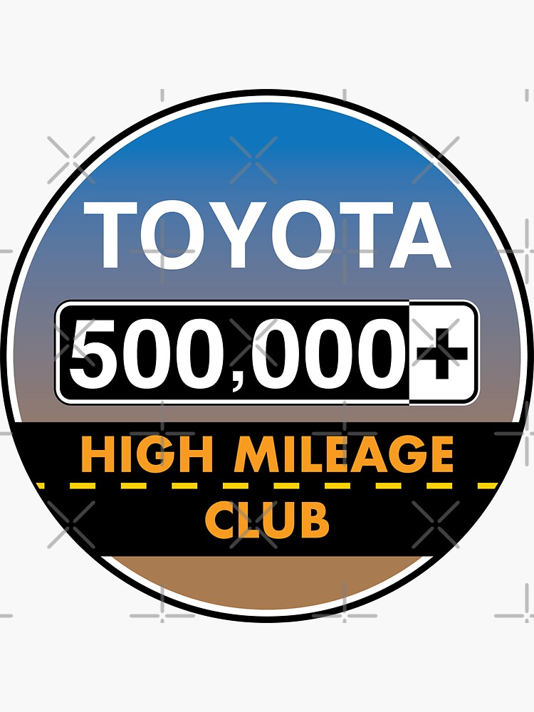 Toyota High Mileage Club - 500,000+ Miles by brainthought