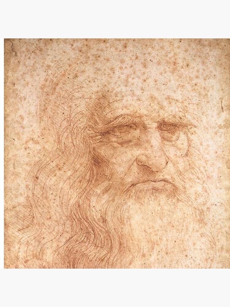 Classic Art - Leonardo da Vinci by Leonardo da Vinci Self Portrait by podartist