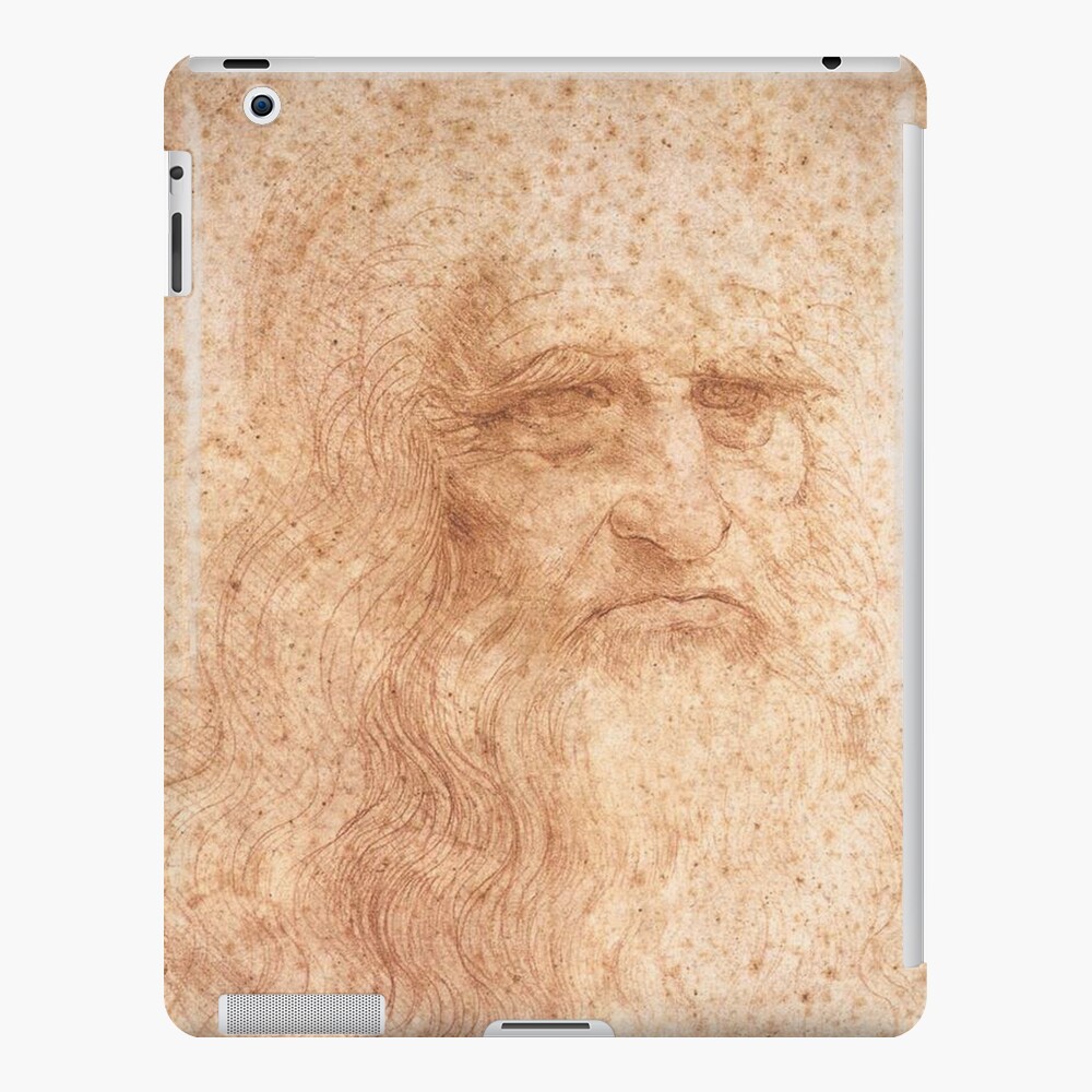Classic Art - Leonardo da Vinci by Leonardo da Vinci Self Portrait iPad Case & Skin