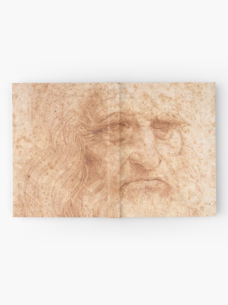 Alternate view of Classic Art - Leonardo da Vinci by Leonardo da Vinci Self Portrait Hardcover Journal