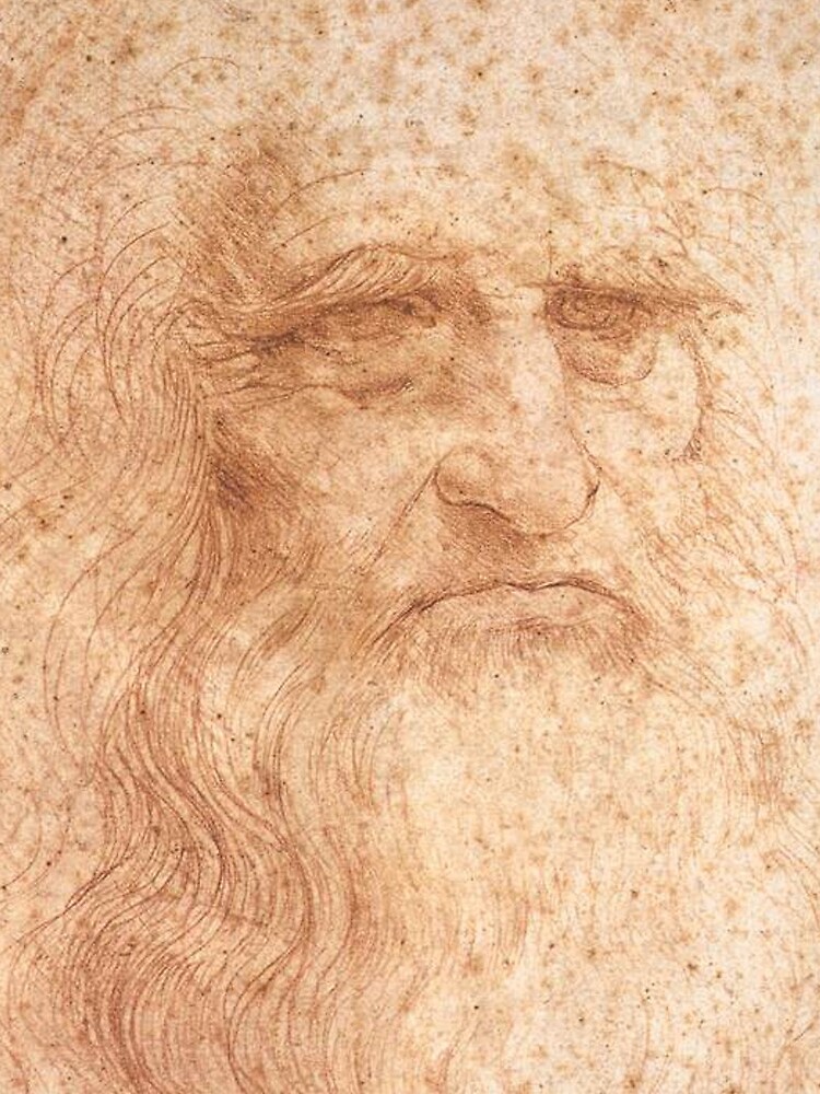 Classic Art - Leonardo da Vinci by Leonardo da Vinci Self Portrait by podartist