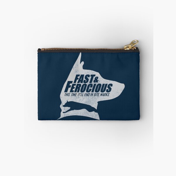 Item preview, Fast & Ferocious - Funny German Shepherd (distressed) designed and sold by StrongVlad.