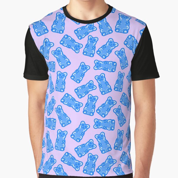 "gummy bears cotton candy kawaii pattern texture " Tshirt for Sale by
