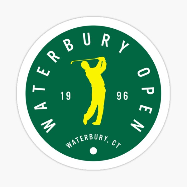 Happy Gilmore - Waterbury Open Badge Design Sticker