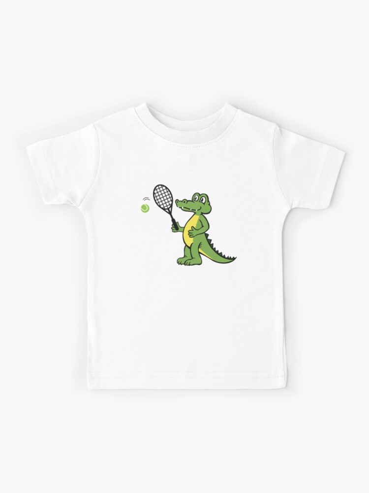 Camiseta para niños Sale con la obra «Jugador de tenis del cocodrilo - camisa tenis» de | Redbubble