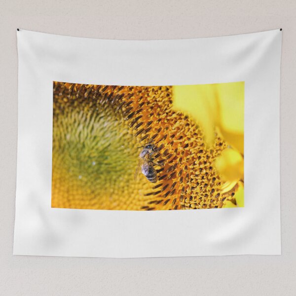 Item preview, bee on sunflower in summer agriculture designed and sold by goceris.