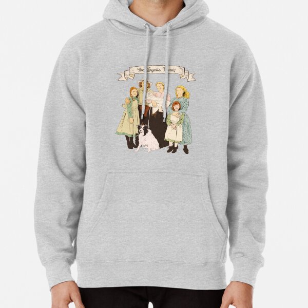Colorful The Ingalls family in the Little house on the prairie Pullover Hoodie