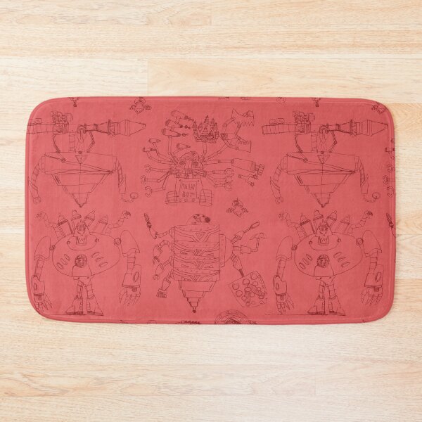 Item preview, Evil Robots on alarming red designed and sold by Lidija Paradinovic Nagulov.