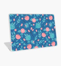 Vinilo para portátil Florales azules