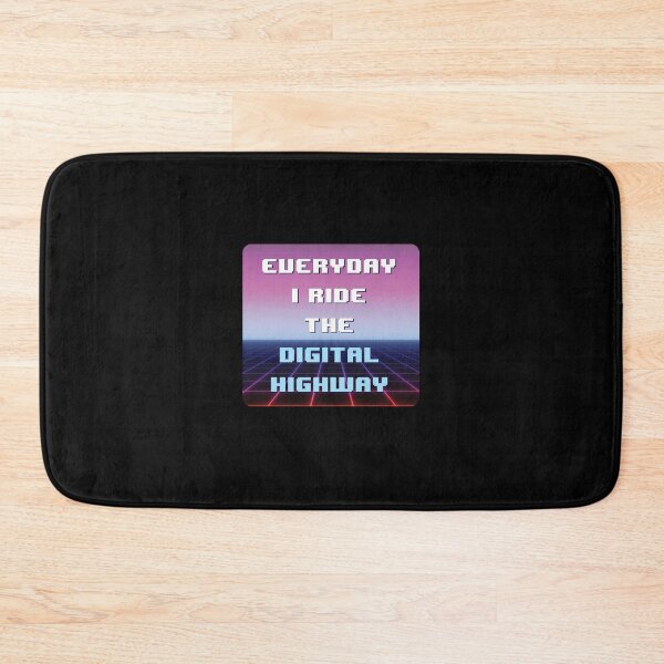 Item preview, RIDE THE DIGITAL HIGHWAY designed and sold by Madjack Tees Kiwi SuperStore.