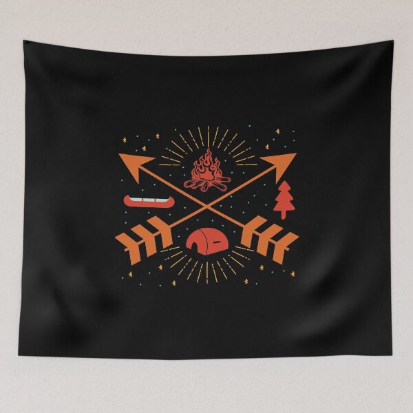 Item preview, Camping Camper Tent Holiday Bonfire Adventure Gift designed and sold by Pubi.