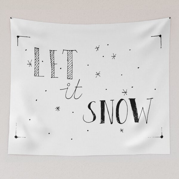 Item preview, Postcard Let it Snow designed and sold by Hilbert72.