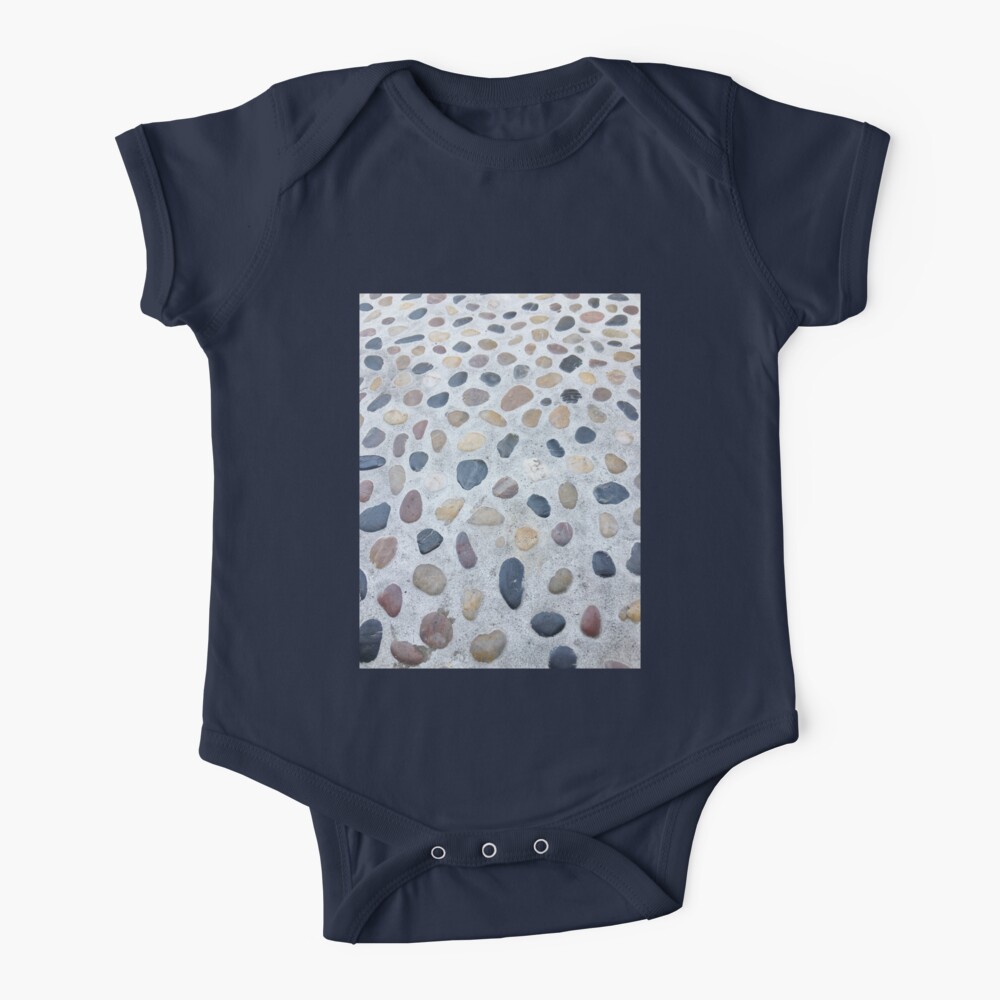 Minimalistic Gift - Stones and Pebbles Design Baby One-Piece