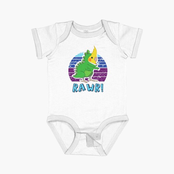 Item preview, RAWR - Aesthetic Vaporwave Cockatiel Dinosaur  designed and sold by FandomizedRose.