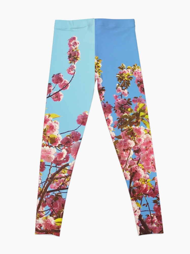 Alternate view of Floral Gift - Cherry Blossoms Photography - Gardener Present Leggings