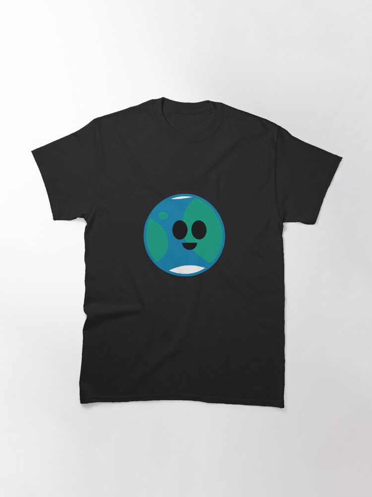 Alternate view of Happy Planet Earth Classic T-Shirt