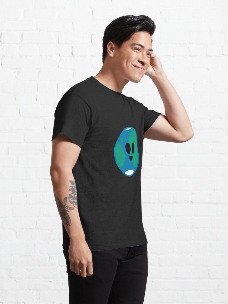 Alternate view of Happy Planet Earth Classic T-Shirt
