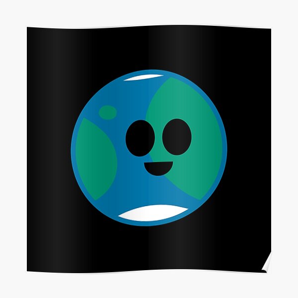 Happy Planet Earth Poster