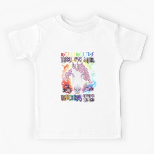 Niños Chicos Chicas más importante creer en mí mismo gracioso UNICORNIO T-Shirt