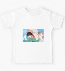 Camiseta para niños El castillo en movimiento de Víctor - ¡Yuri! En hielo x estudio ghibli
