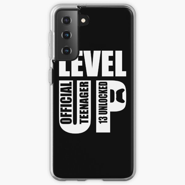 Level 13 unlocked Warning Offical teen Samsung Galaxy Soft Case