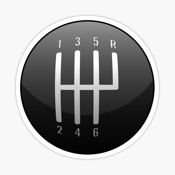 Classic Muscle Car / Sports Car Shift Knob Sticker
