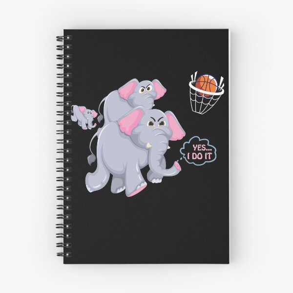 Item preview, Elephant plays basketball funny tea designed and sold by Peter Azeez.