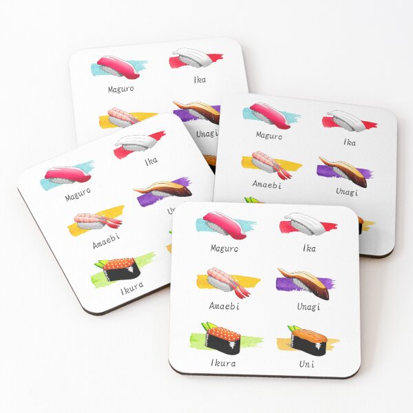 Item preview, summer sushis designed and sold by GrasslandDesign.