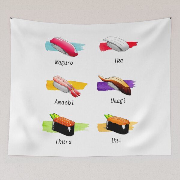 Item preview, summer sushis designed and sold by GrasslandDesign.
