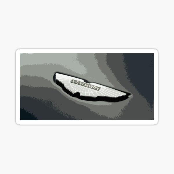 Aston Martin Badge Glossy Sticker