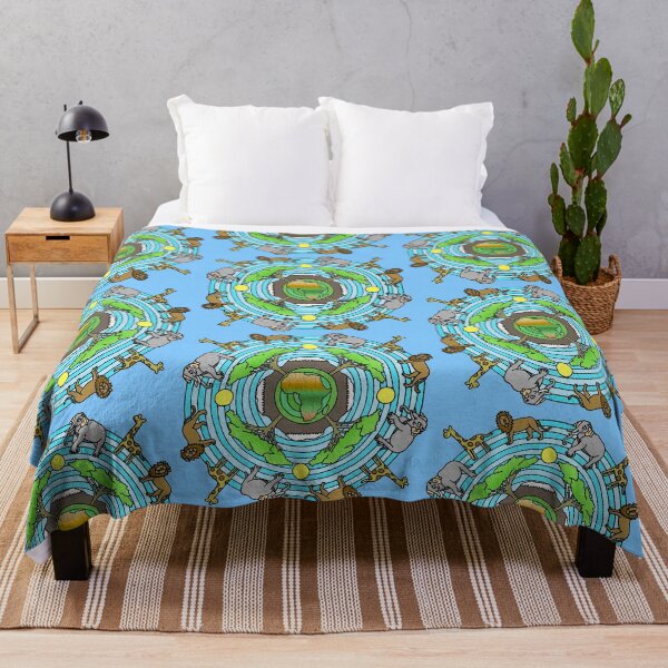 Item preview, African Serengeti Themed Mandala Style Drawing designed and sold by gorff.