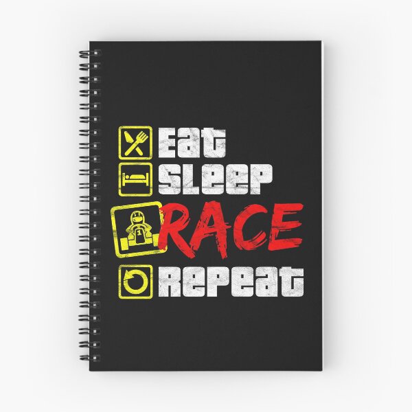 Item preview, Car Gifts For Men Eat Sleep Race Repeat  designed and sold by AlphaDist2.