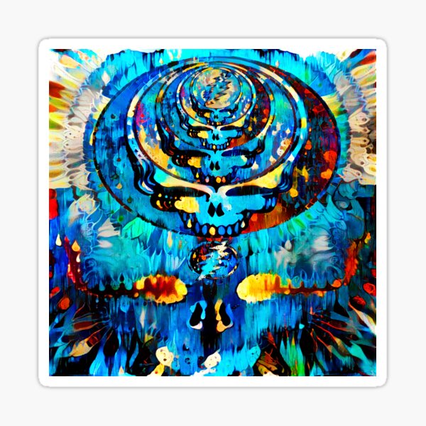 Dripping Indigo Sticker