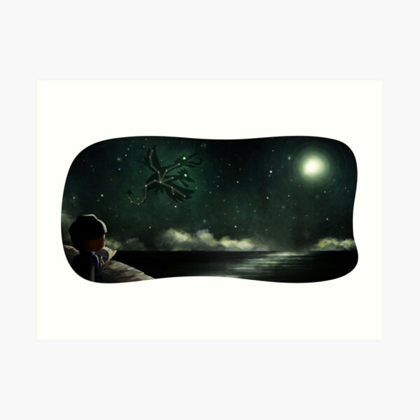 Sailor Navigating the Stars Art Print