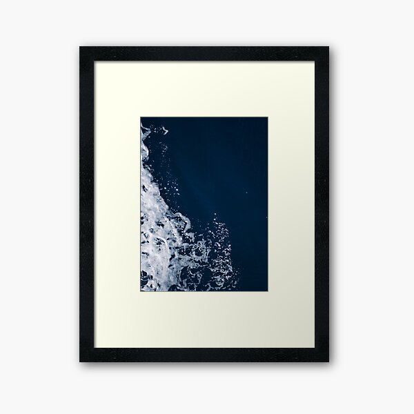 Deep blue Framed Art Print