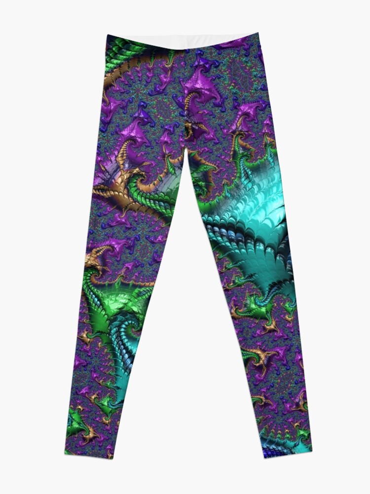 Alternate view of Rainbow Fractal Leggings