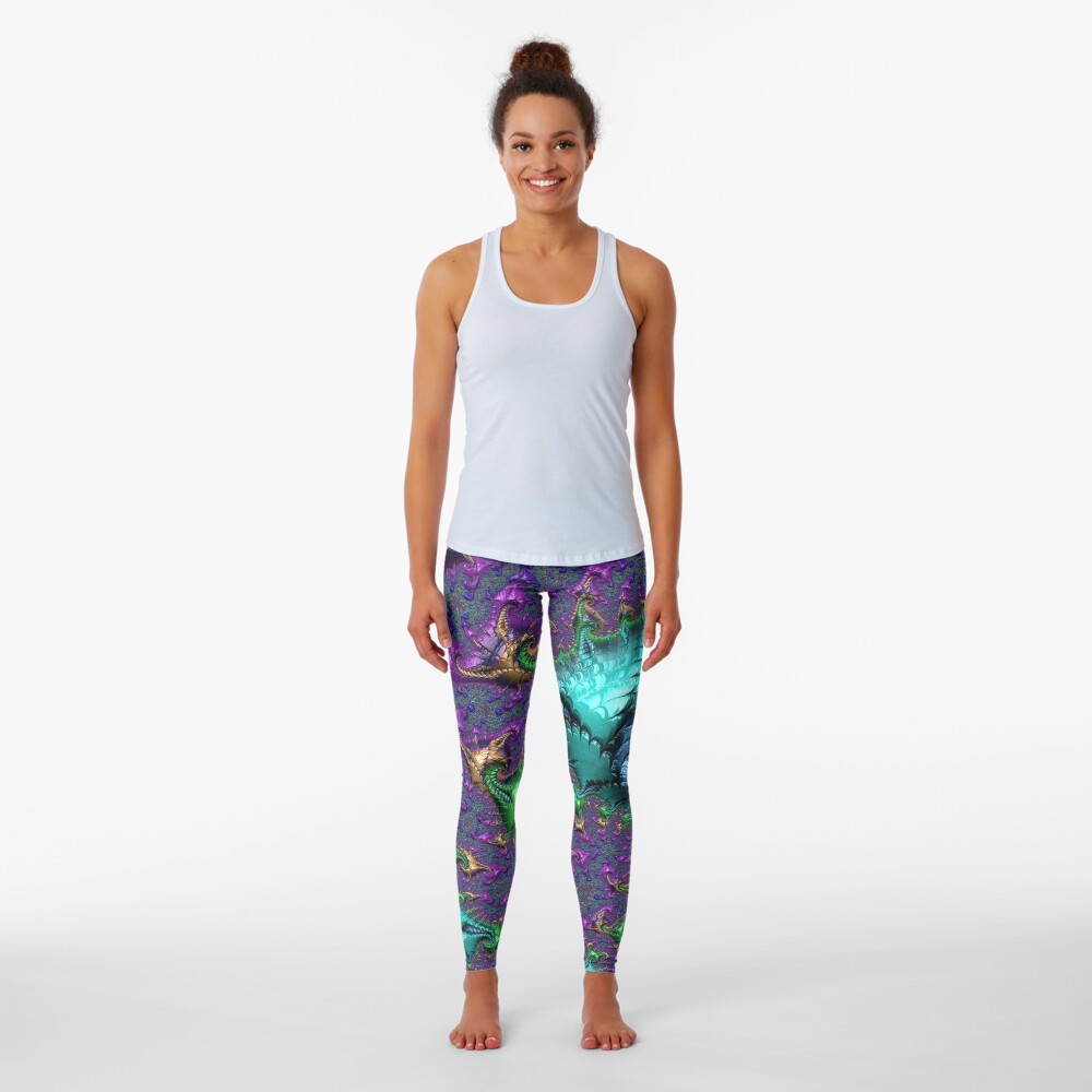 Rainbow Fractal Leggings