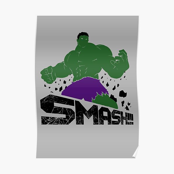 SMASH!!! Gamma Rage T-Shirt Poster