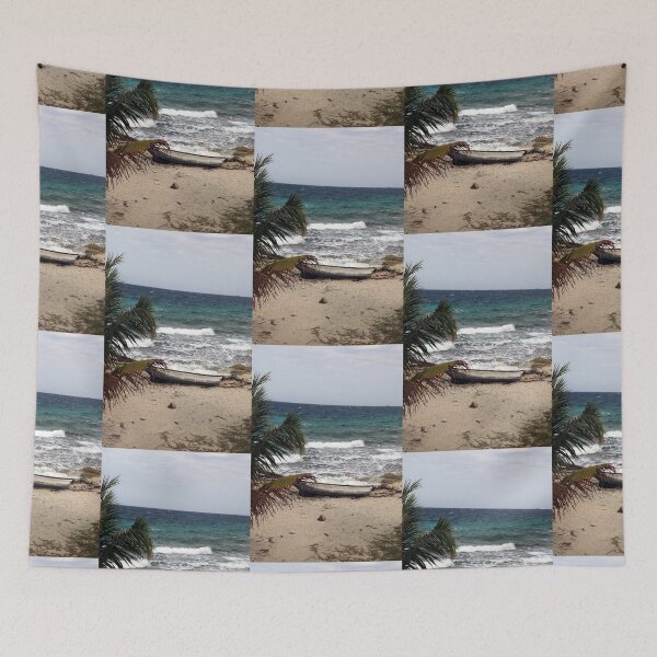 Item preview, Central America, Caribbean, Mexico, Island, Cozumel, Beach, Sea, Wave, Boat, Palm, Photography, BebiCervin designed and sold by BebiCervin.