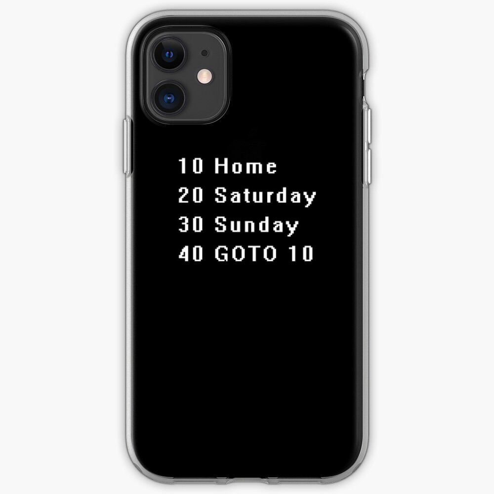 Computer, Basic, Weekend, GOTO iPhone Case & Cover