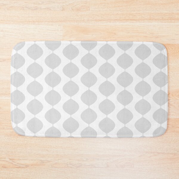 Item preview, Mid Century Modern Retro 60s Waves Pattern  (20% Grey) designed and sold by Makanahele.
