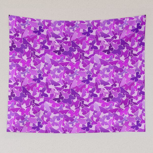 Item preview, Flock of Butterflies, Amethyst, Violet and Orchid  designed and sold by Marymarice.
