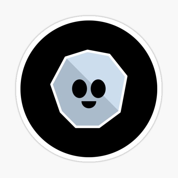Happy Asteroid Sticker
