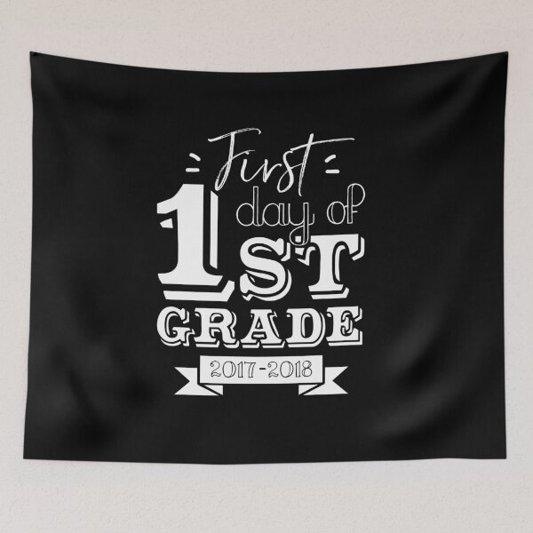 Item preview, First Day of 1st Grade - 2017-2018 - Back to School Shirt designed and sold by bkfdesigns.