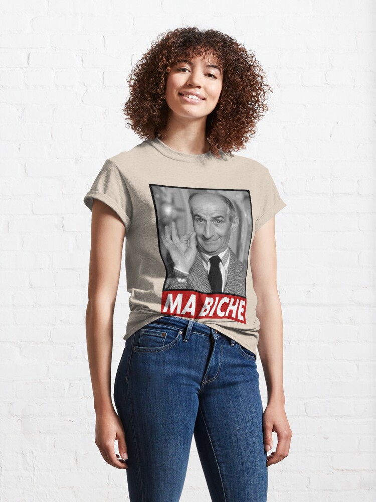 Alternate view of Louis de Funes Ma Biche Design Classic T-Shirt