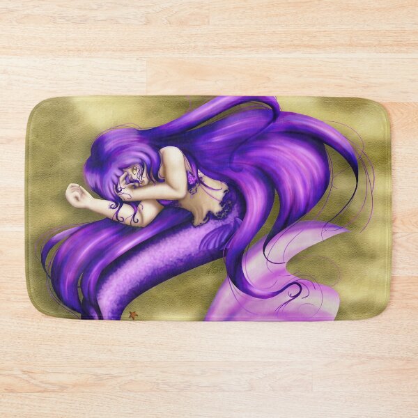 Item preview, Shy Mermaid Naraku in Purple designed and sold by kittyocean.